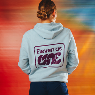 EA1 Hoodie - Blue/Maroon