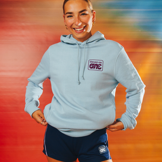 EA1 Hoodie - Blue/Maroon
