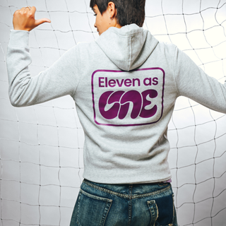 EA1 Hoodie - Grey/Maroon