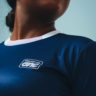 EA1 Long Sleeved Football Training Top - Navy