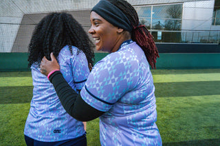 Football Training Top with Panels - All Over Print
