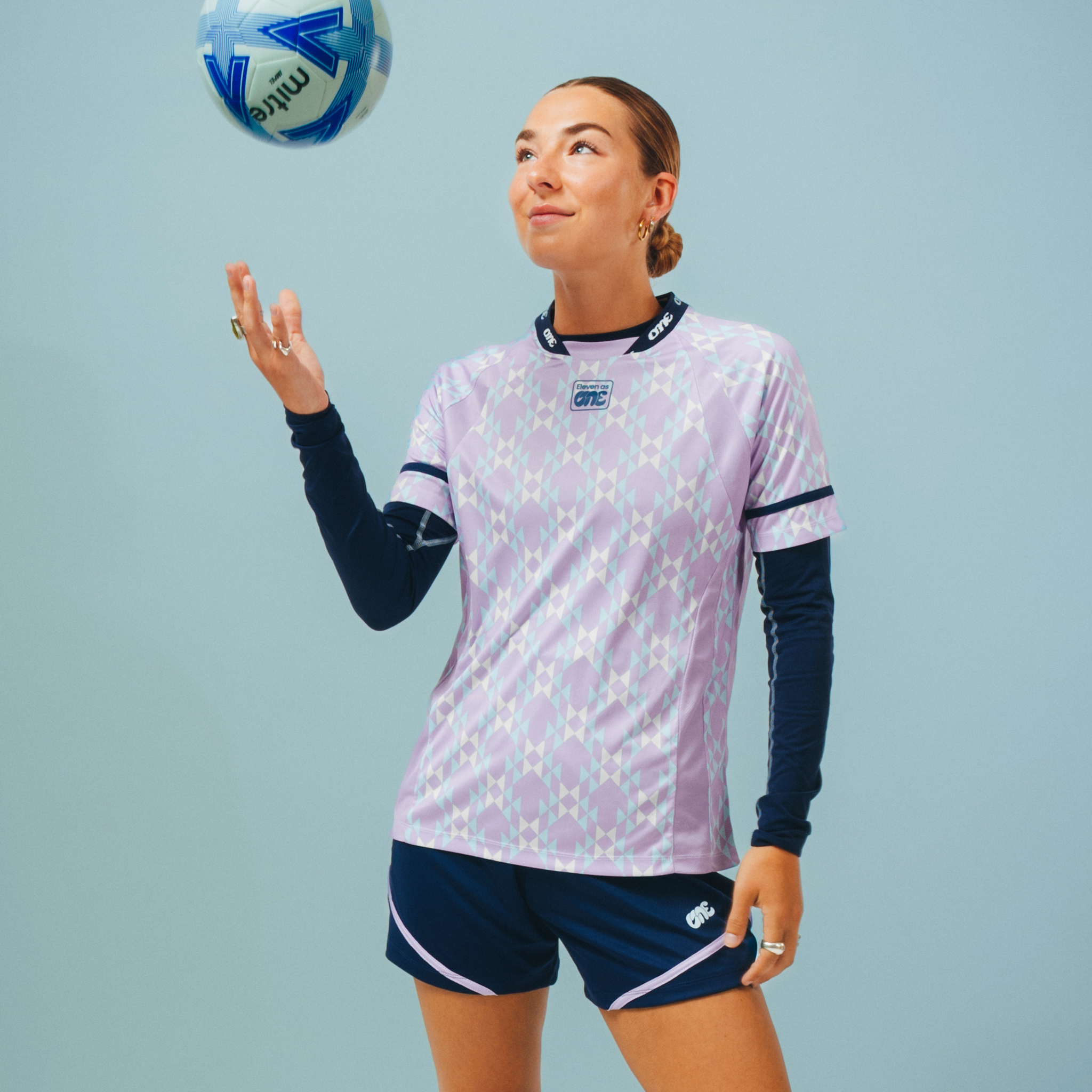 EA1 Football Training Top with Panels All Over Print